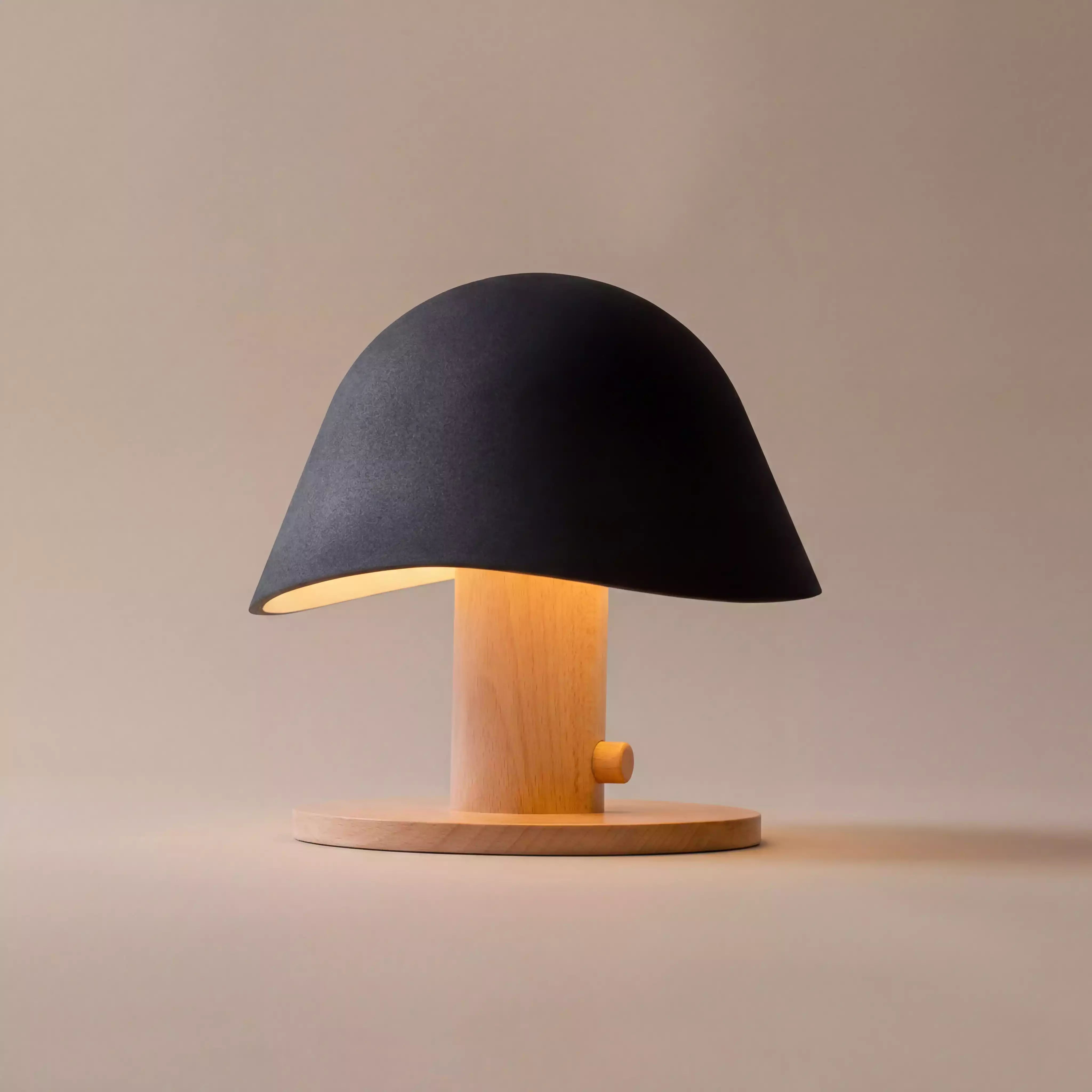Mushroom lamp for cosy living room | LIONSMANE