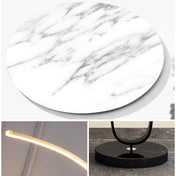 Lampe de sol double plateau marbre éclairage décoratif protection des yeux