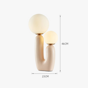 Organic designer table lamp | ORA