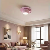 Plafonnier LED rose pastel enfant scandinave | ZUKE