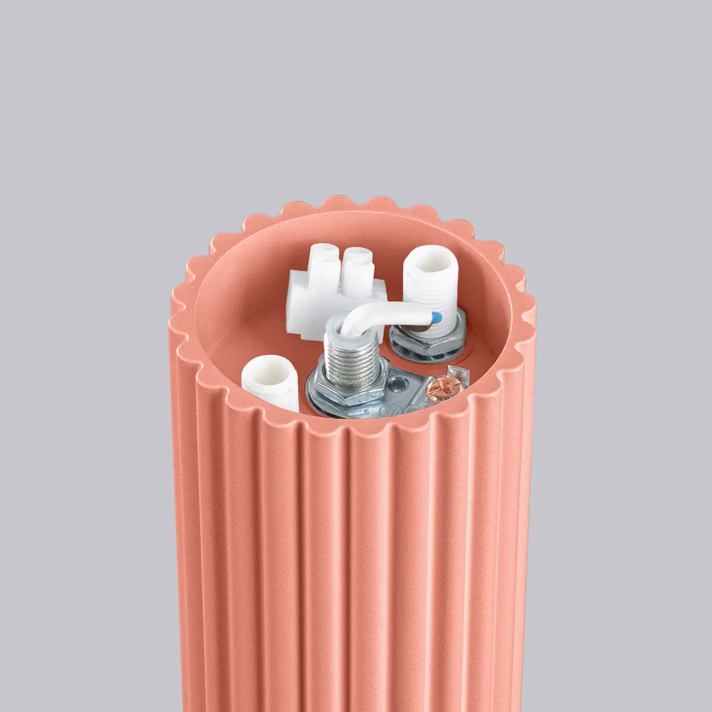 Plafonnier LED peach scandinave IP44 | ROLENUS