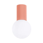 Plafonnier LED peach scandinave IP44 | ROLENUS