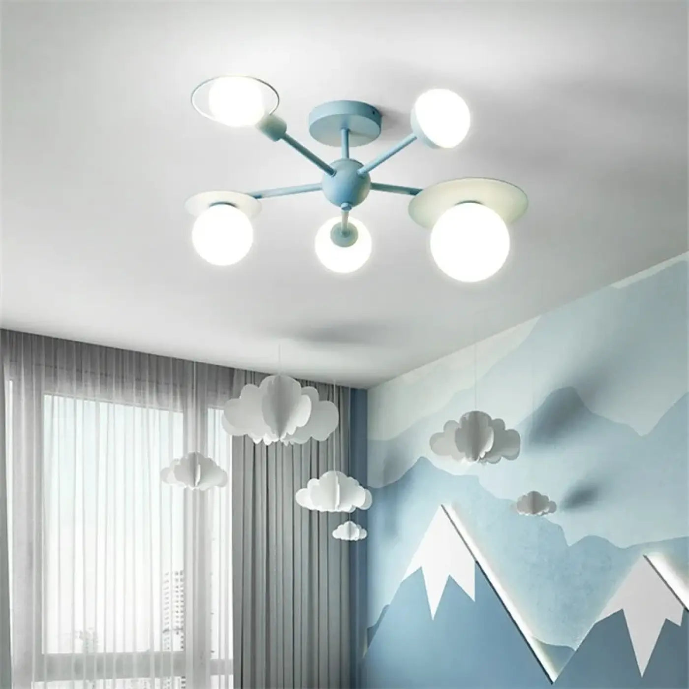Plafonnier LED verre pastel design dimmable | NONUNOK
