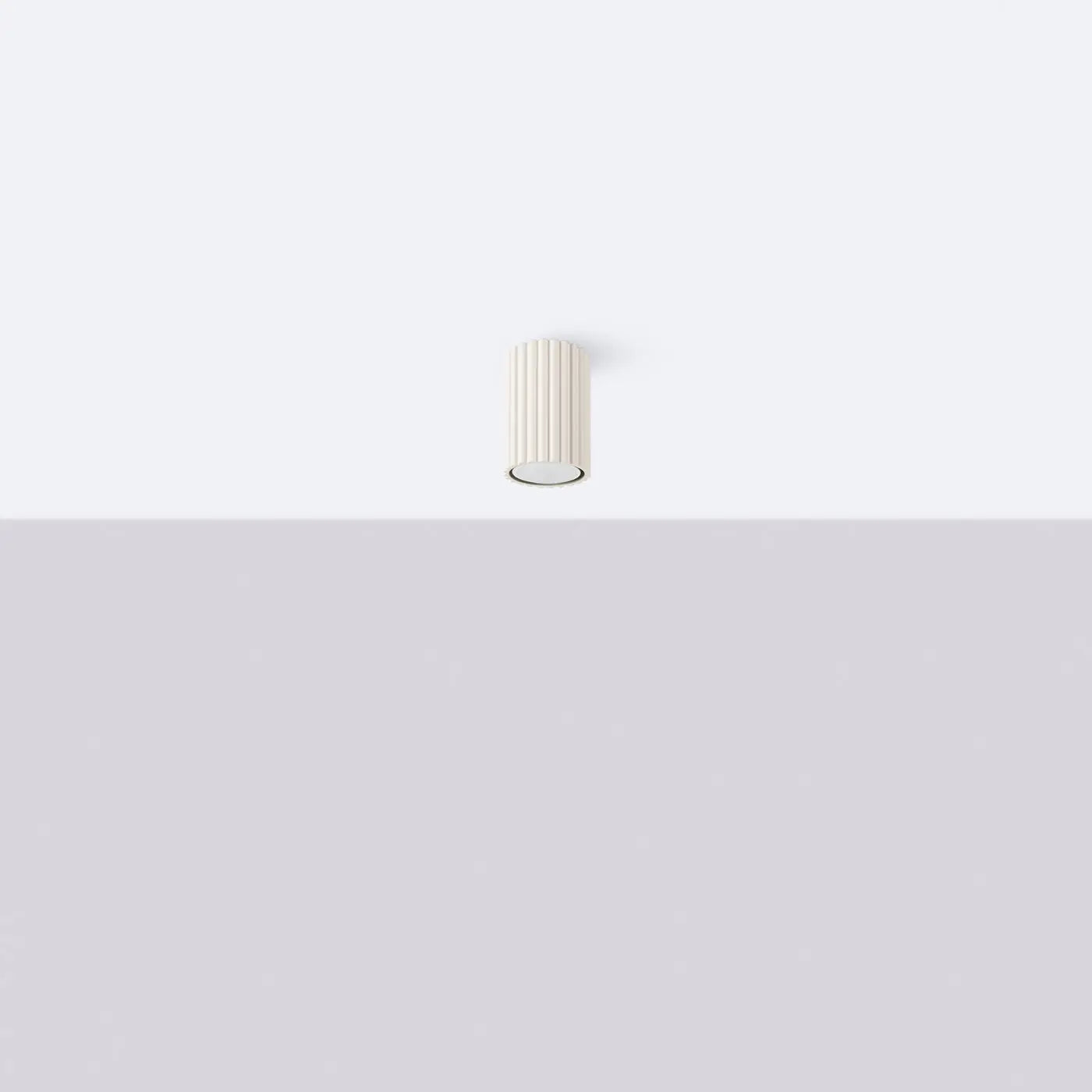 Plafonnier LED beige scandinave minimaliste | LONOMA