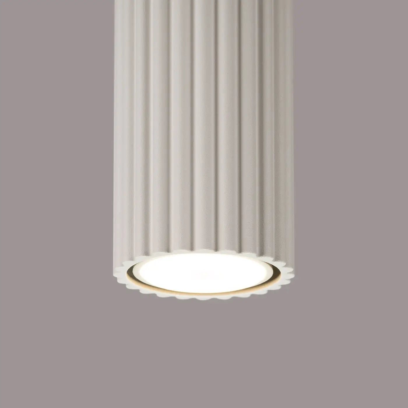 Plafonnier LED beige scandinave minimaliste | LONOMA