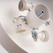 Plafonnier LED beige moderne minimaliste | MUKIHE