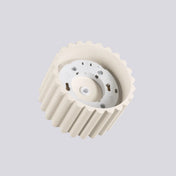 Plafonnier LED beige aluminium minimaliste | SUBUKA