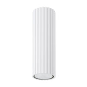 Plafonnier LED blanc aluminium minimaliste | DEZEL