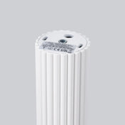Plafonnier LED blanc aluminium minimaliste | DEZEL