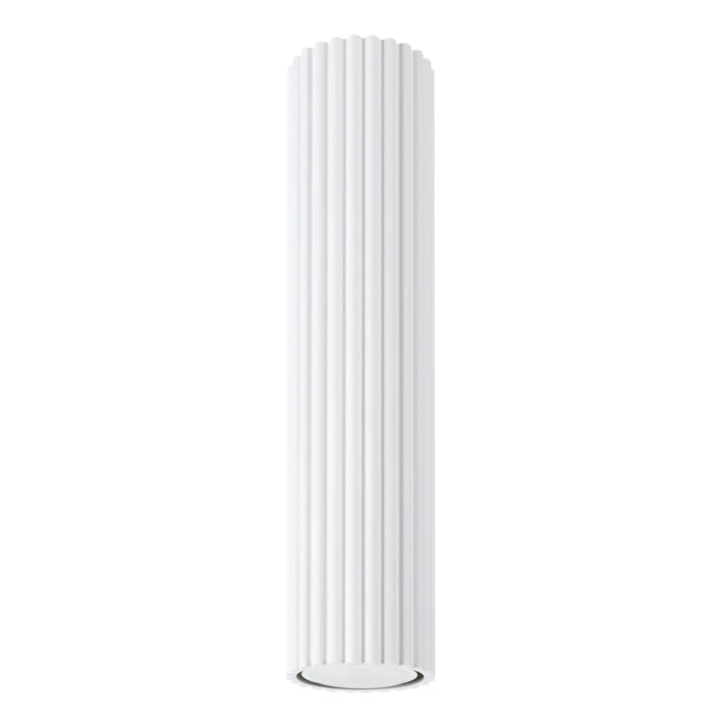 Plafonnier cylindrique blanc minimaliste LED | ZUNEKOS