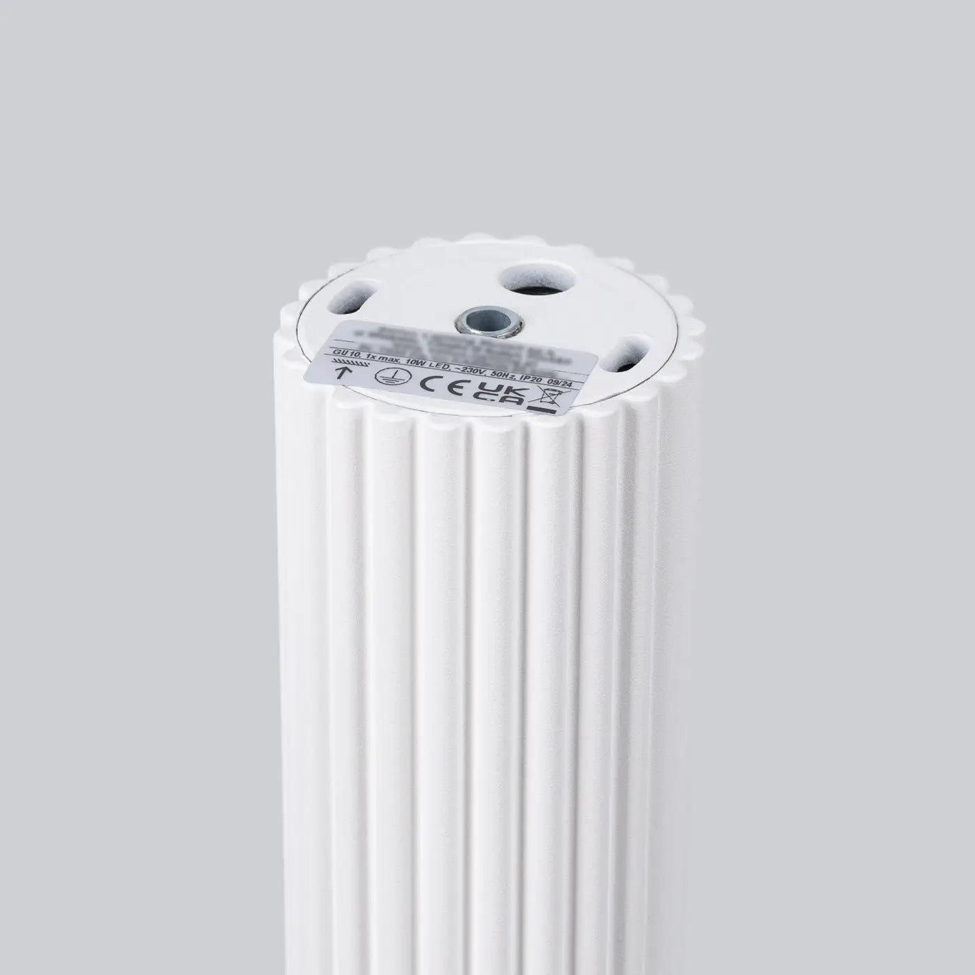 Plafonnier LED blanc aluminium moderne | MIDEPU
