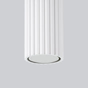 Plafonnier LED blanc aluminium moderne | MIDEPU