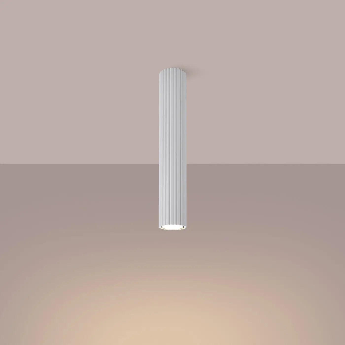 Plafonnier LED blanc aluminium moderne | MIDEPU