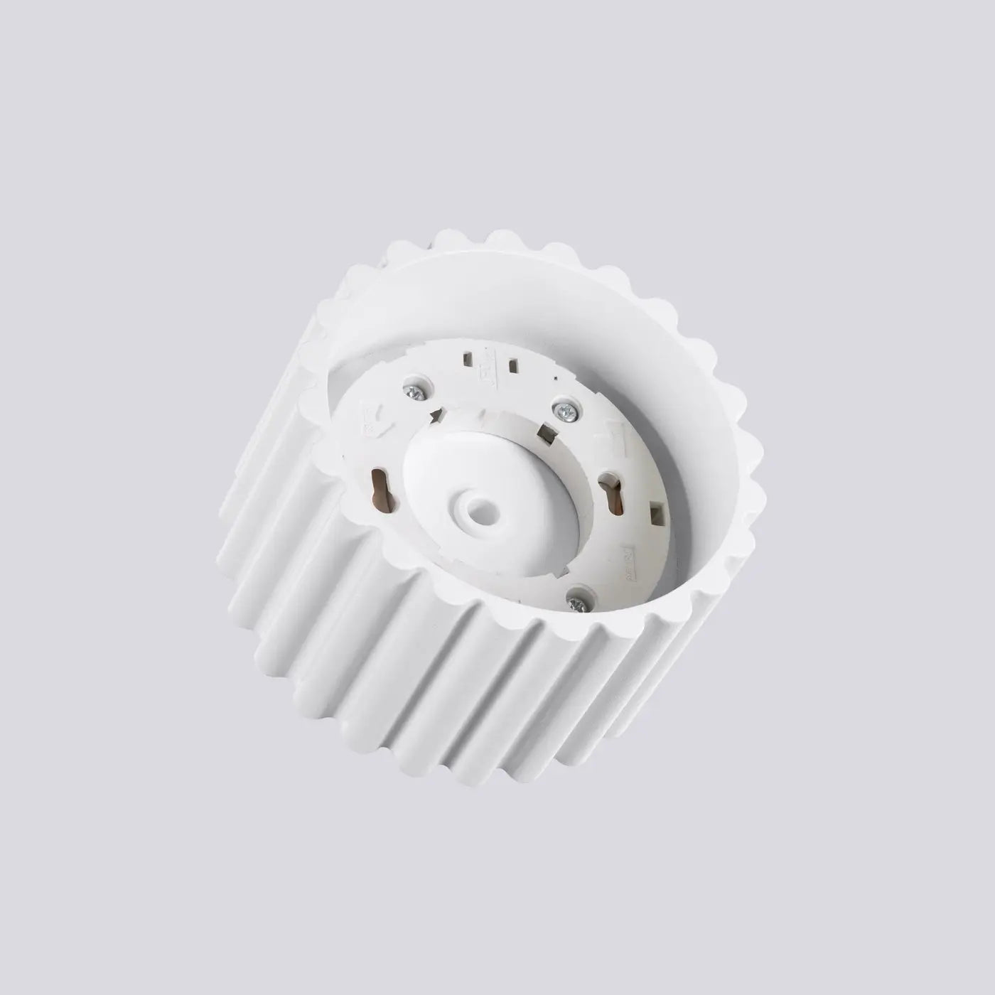 Plafonnier LED blanc aluminium minimaliste | FOGA