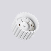 Plafonnier LED blanc aluminium minimaliste | FOGA