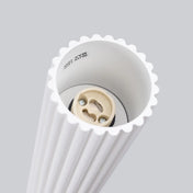 Plafonnier LED blanc aluminium scandinave | HAKIHU