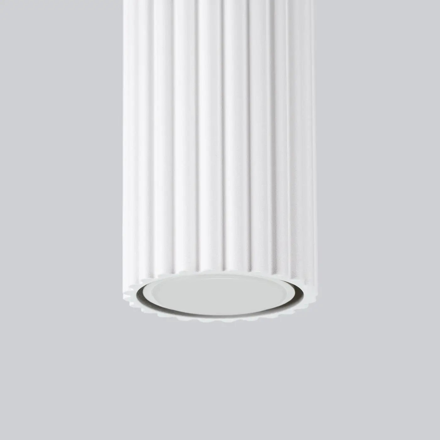 Plafonnier LED blanc aluminium scandinave | HAKIHU