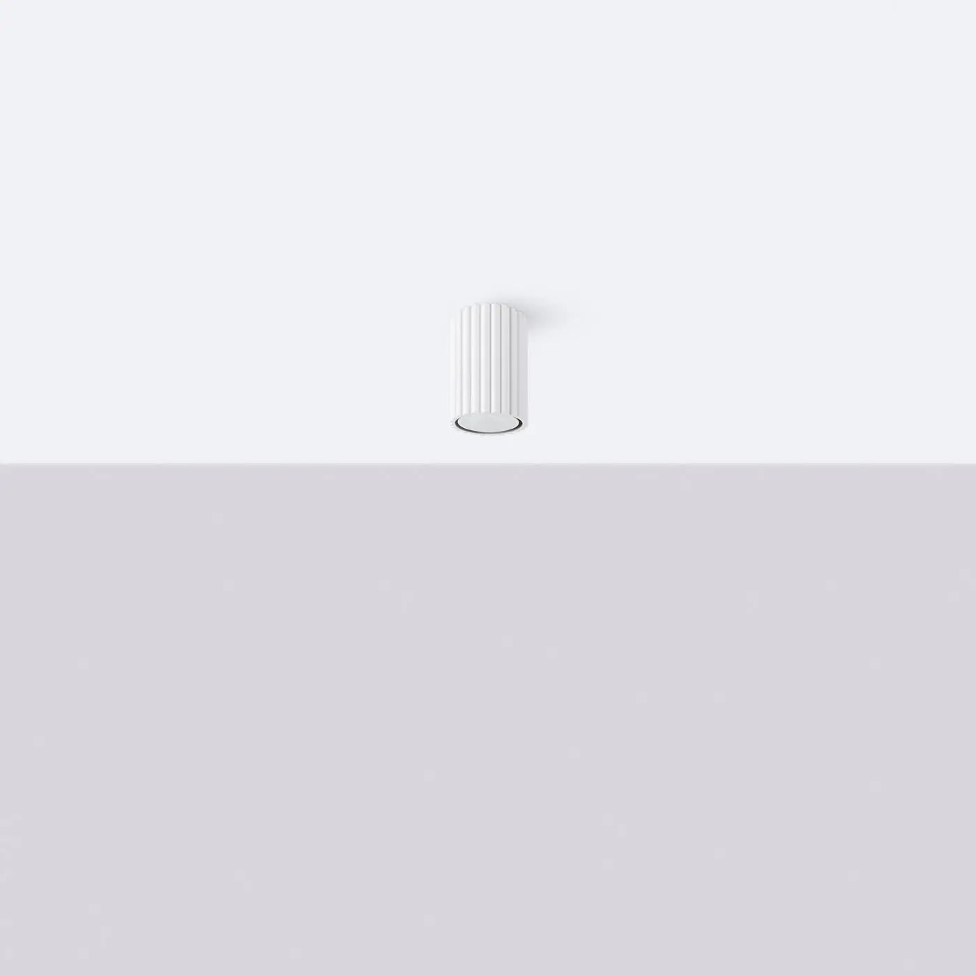 Plafonnier LED blanc aluminium scandinave | HAKIHU
