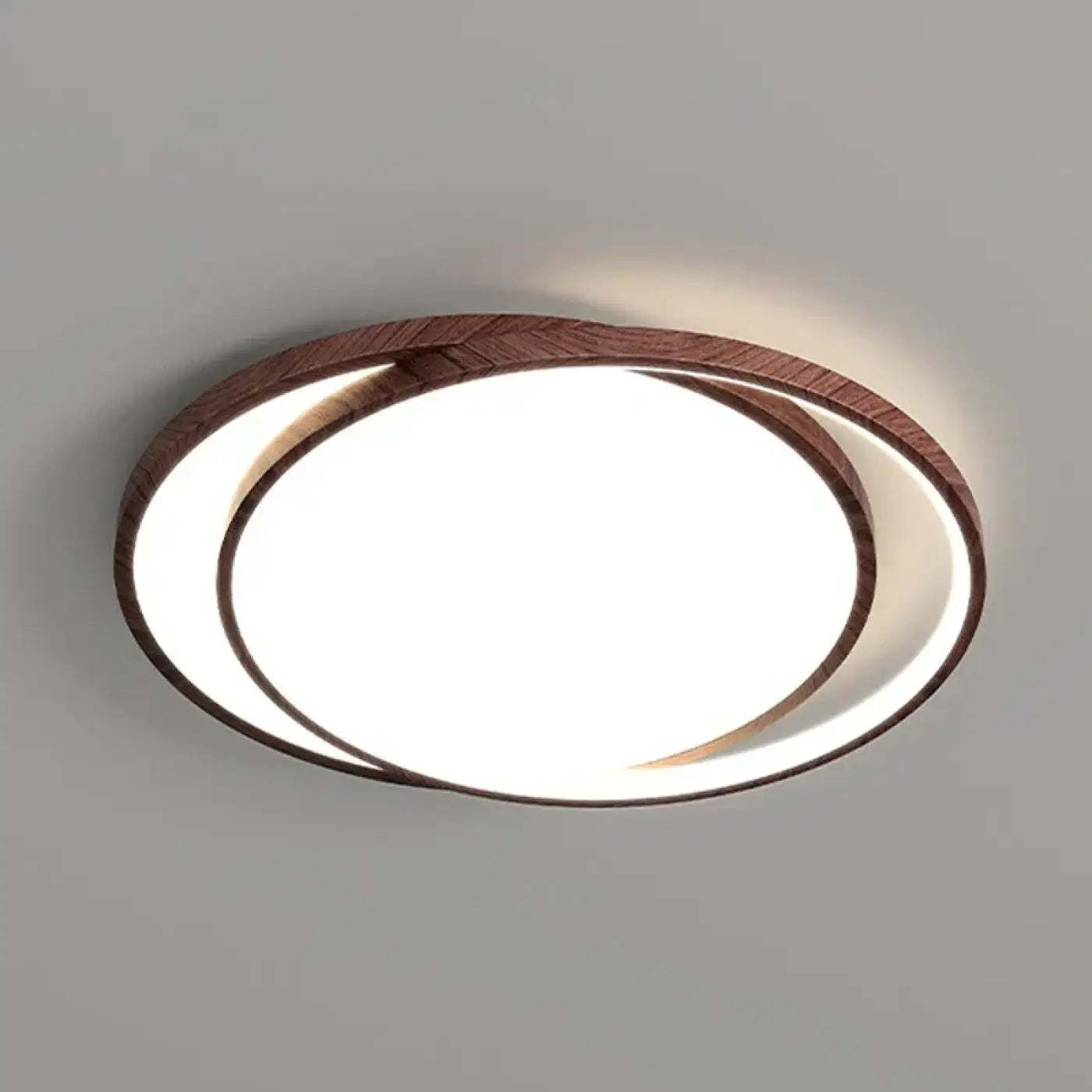 Plafonnier bois scandinave carré cercle ovale IP65 | MUGIL