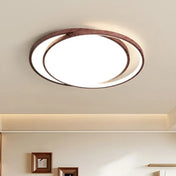 Plafonnier bois scandinave carré cercle ovale IP65 | MUGIL