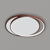 Plafonnier bois scandinave carré cercle ovale IP65 | MUGIL