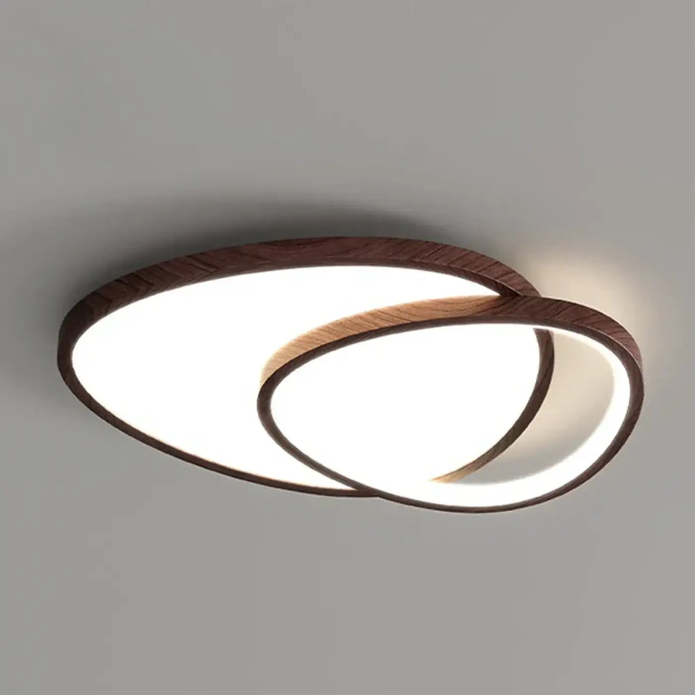 Plafonnier bois scandinave carré cercle ovale IP65 | MUGIL