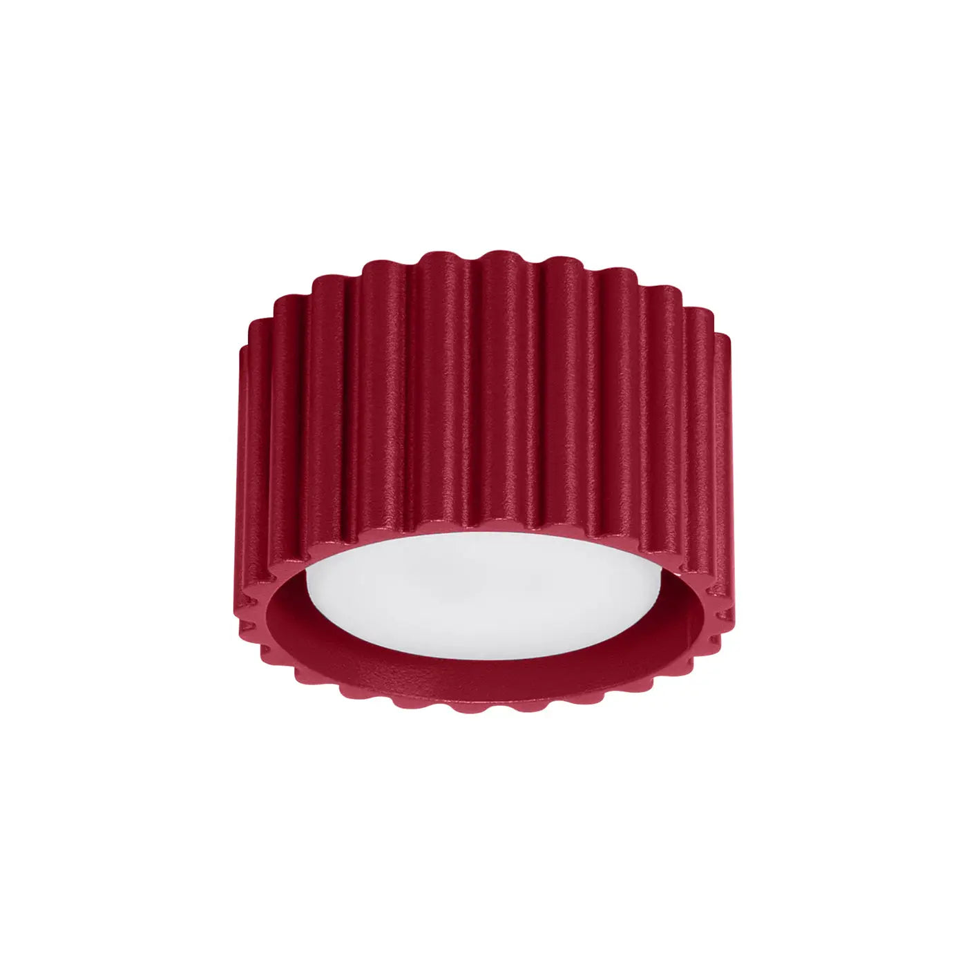 Plafonnier LED bordeaux style scandinave | TODEBAL