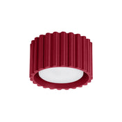 Plafonnier LED bordeaux style scandinave | TODEBAL