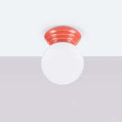 Plafonnier céramique peach moderne IP44 | PUGIHAN