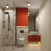 Plafonnier céramique peach moderne IP44 | PUGIHAN