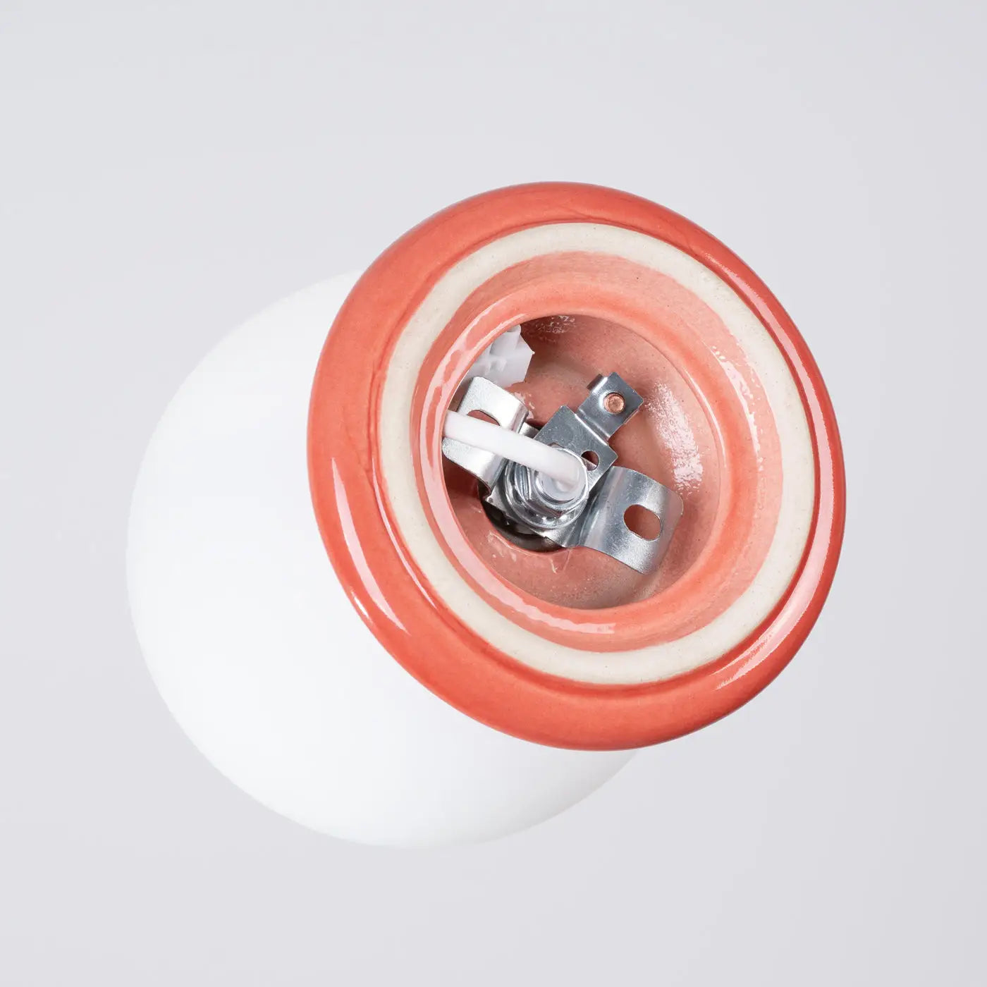Plafonnier céramique peach moderne IP44 | PUGIHAN