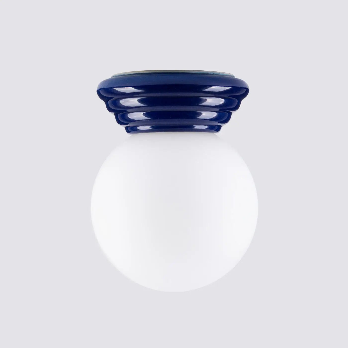 Plafonnier céramique ultramarine minimaliste | TUGU