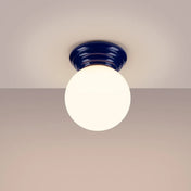 Plafonnier céramique ultramarine minimaliste | TUGU