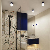 Plafonnier céramique ultramarine minimaliste | TUGU