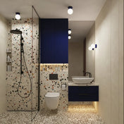Plafonnier céramique ultramarine minimaliste | TUGU