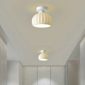 Plafonnier LED céramique blanc minimaliste | VUZUSI