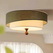 Plafonnier vintage scandinave LED bois | FEDU