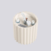 Plafonnier LED beige aluminium minimaliste | SUBUKA