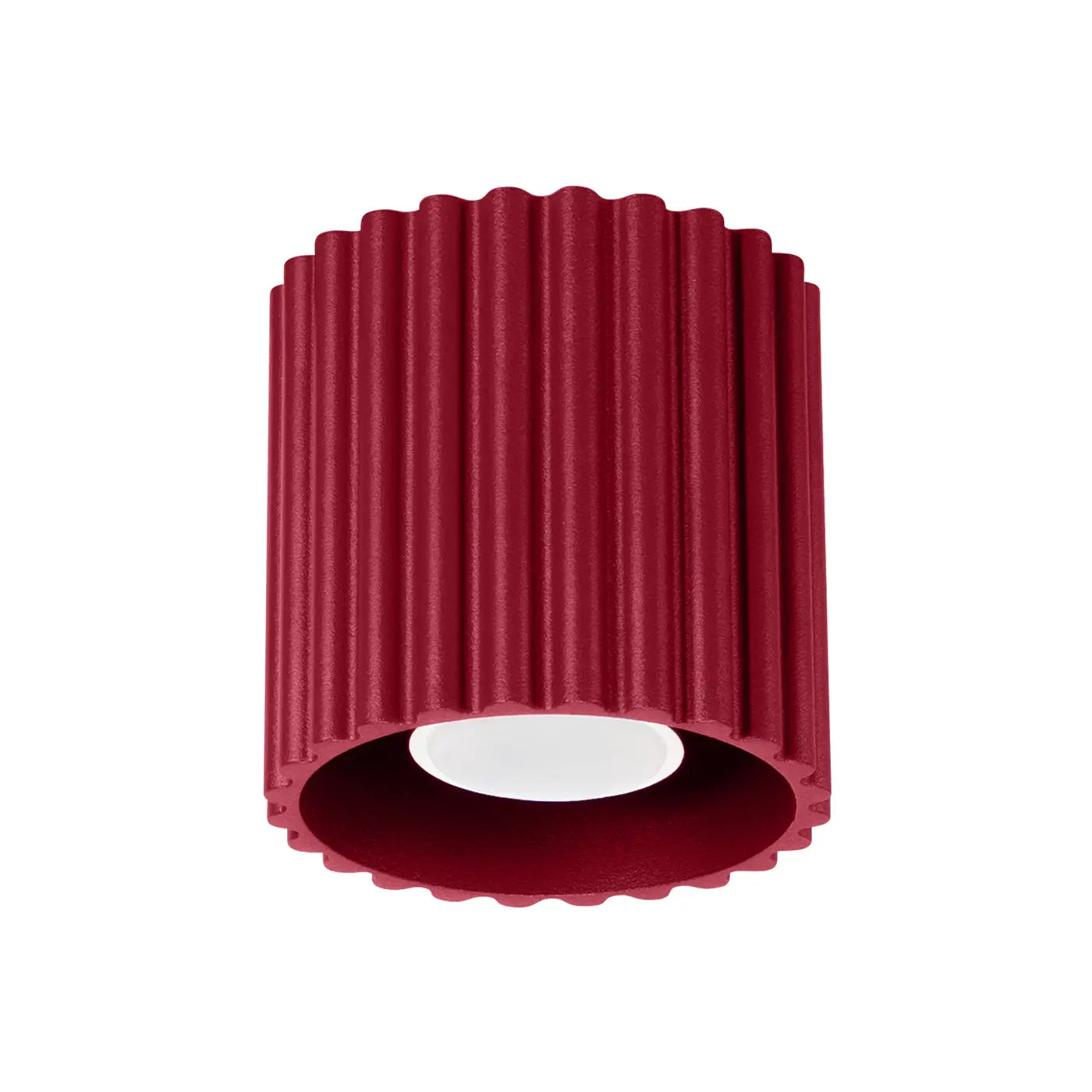 Plafonnier LED bordeaux style scandinave | TODEBAL