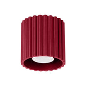 Plafonnier LED bordeaux style scandinave | TODEBAL