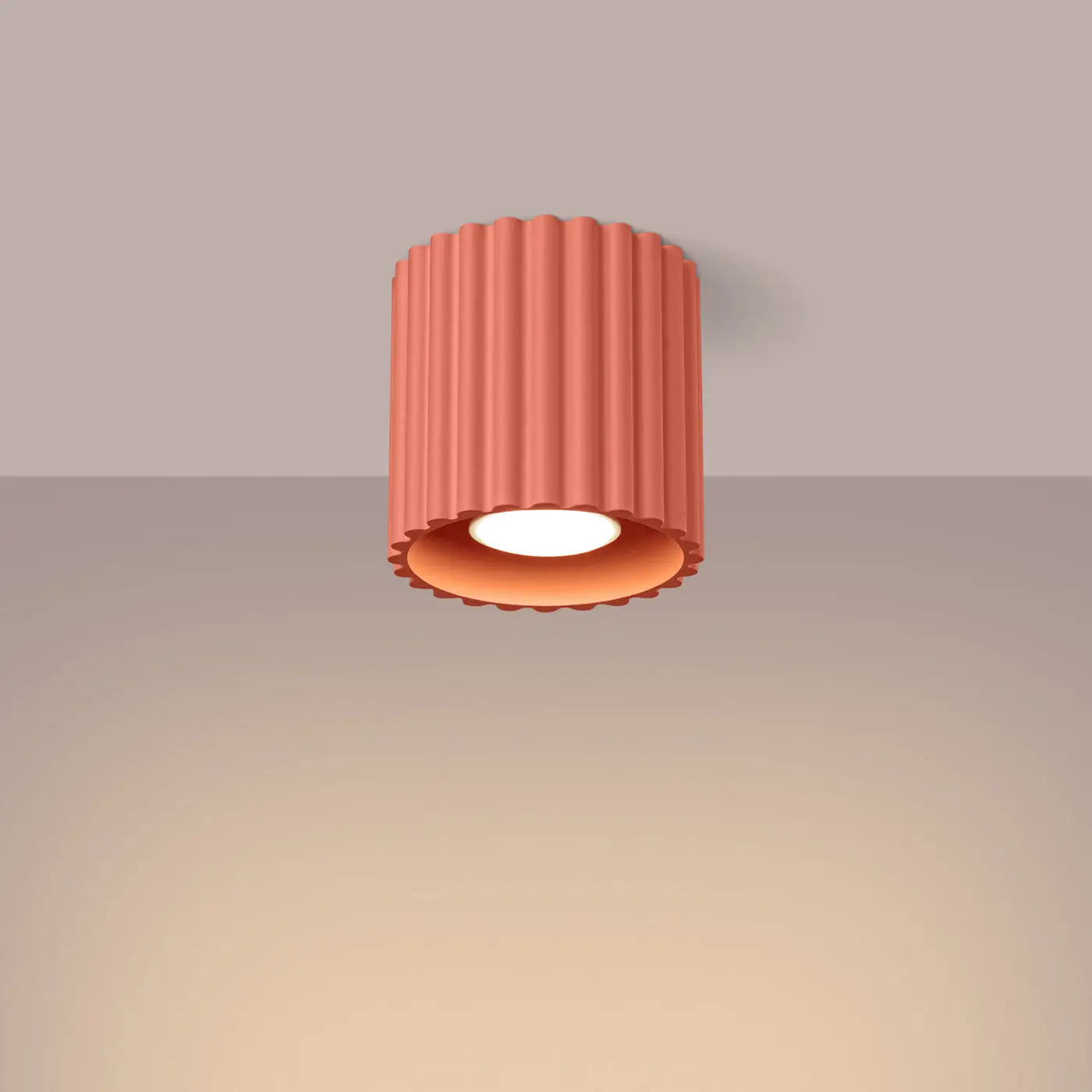 Plafonnier LED peach minimaliste moderne | HARER