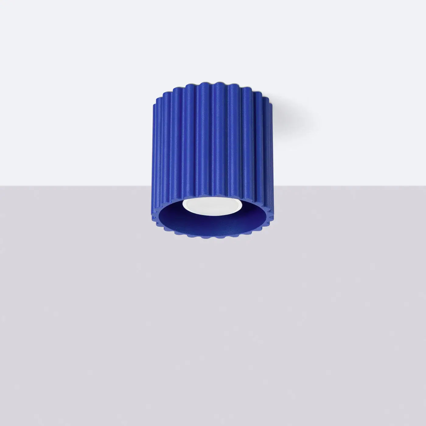 Plafonnier LED bleu ultramarine moderne | KOFAFOS