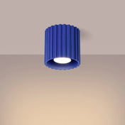 Plafonnier LED bleu ultramarine moderne | KOFAFOS