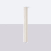 Plafonnier LED beige aluminium design scandinave | HIKODI