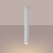 Plafonnier LED blanc aluminium minimaliste | FOLOBI