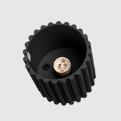 Plafonnier LED noir aluminium minimaliste | KEME