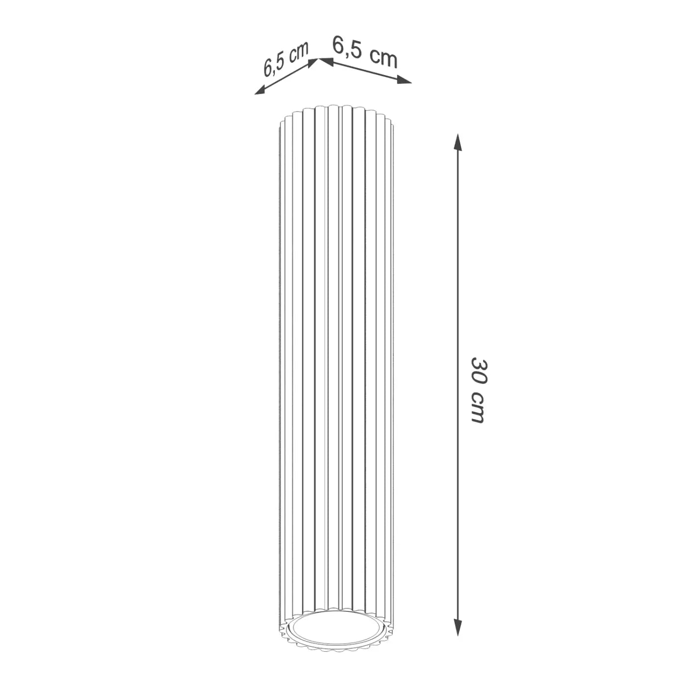 Plafonnier LED taupe aluminium moderne | HEDAFI