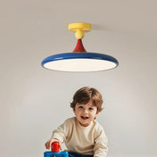 Plafonnier LED coloré design scandinave enfant | ZALEVA