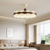 Plafonnier LED acrylique vague sculptural design | ZIBIZO