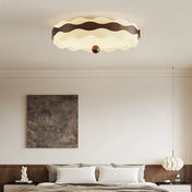 Plafonnier LED acrylique vague sculptural design | ZIBIZO